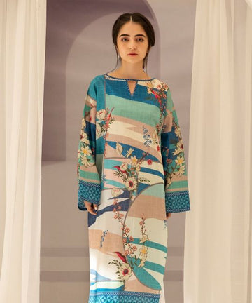 Zellbury Spring Green B Lawn Suit Lawn Collection 2021